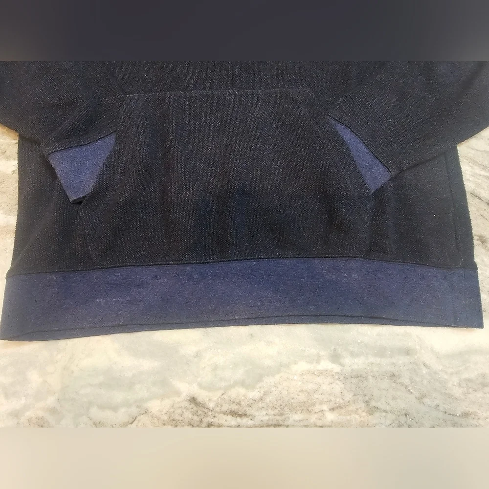 Banana Republic Brushed Birdseye Pullover - Navy - Size Large